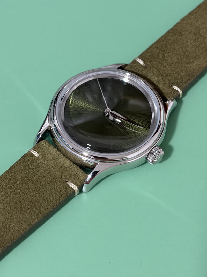 IRIS38 38mm Green Iris Dial Watch on NH38 - 13